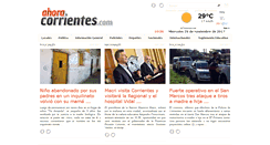 Desktop Screenshot of ahoracorrientes.com